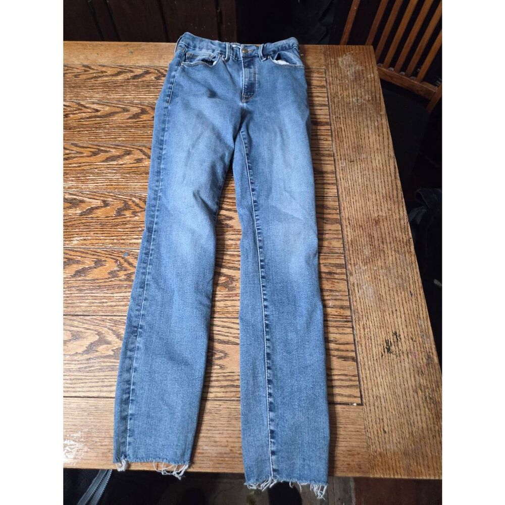 Good American Always Fits Good Waist Skinny Jeans Size 6-12 Indigo324 - Picture 2 of 5